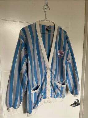 Vintage Puma Striped Cardigan